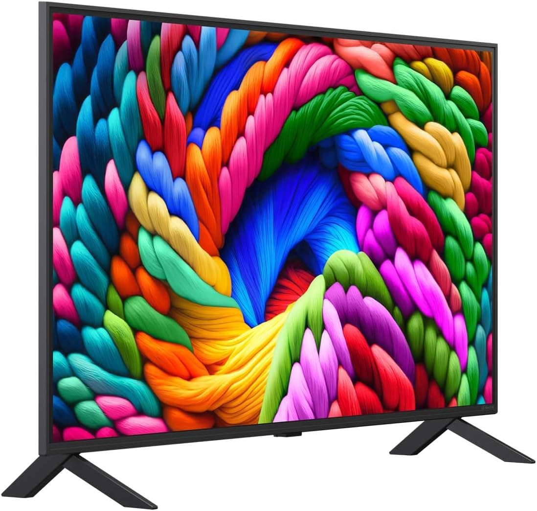 LG TV NANOCELL AI 2025 | 43NANO90| 43'' (108cm) | 4K UHD | HDR10 |webOS 25 | Télécommade AI Magic Remote | Alexa, Google Assistant | Netflix Disney+ Canal+ Prime Video | AirPlay 2 | Couleurs Pures
