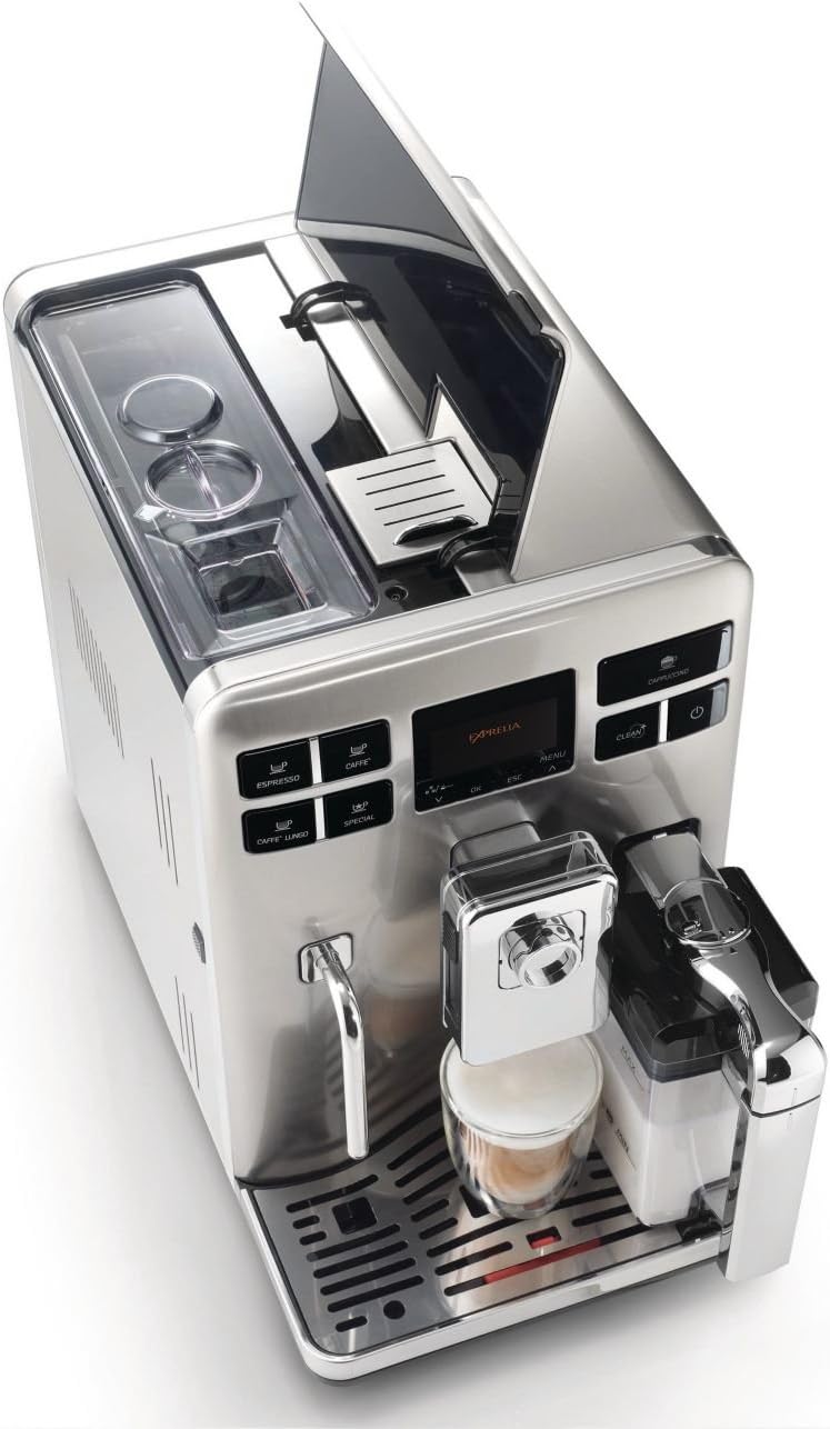Saeco - HD8856/01 - Machine à Espresso Exprelia Acier inoxydable (Import Allemagne)