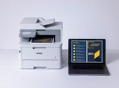 Brother MFC-L8340CDW | Imprimante Multifonction 4 en 1 (Impression/Scan/Copie/Fax) Laser Couleur | Technologie LED | WiFi/USB | Recto-Verso | Imprime