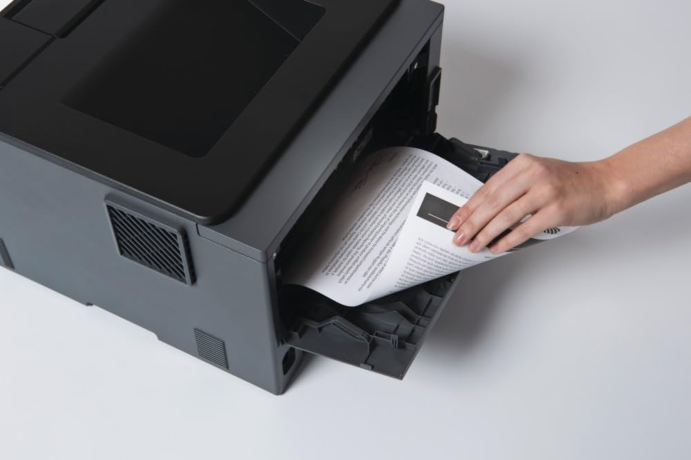 Brother HL-L5000D Imprimante Laser - Monochrome - Performance et Productivité - Design Robuste et Résistant - A4 - Impression Recto-verso, Noir