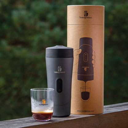 Handpresso Auto | Machine à café expresso portable 19 bars pour voiture et voyage | compatible capsule expresso/capsule réutilisable | Cafetière de voyage compacte, sans fil et rechargeable USB-C