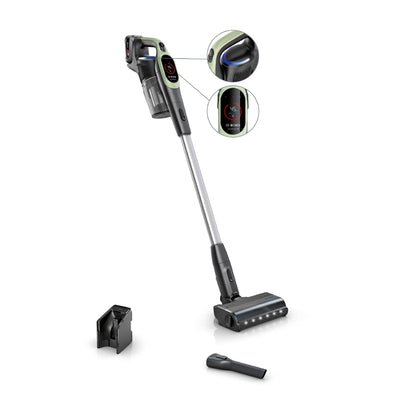 Bosch, aspirateur Balai sans Fil, Unlimited 9, Batterie 3.0 Ah, Technologie MicroClean, bac à poussières Facile à Vider, éclairage LED, Vert, BBS921TBA
