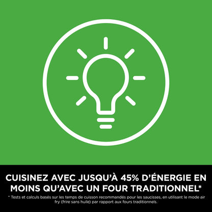 NINJA Foodi FlexDrawer Air Fryer, Dual Zone Avec Séparateur Amovible, Grand Tiroir de 10.4 L, 7-en-1, Double Zone, Pièces Antiadhésives Compatibles Au Lave-Vaisselle, Noir & Cuivre, AF500EUCP