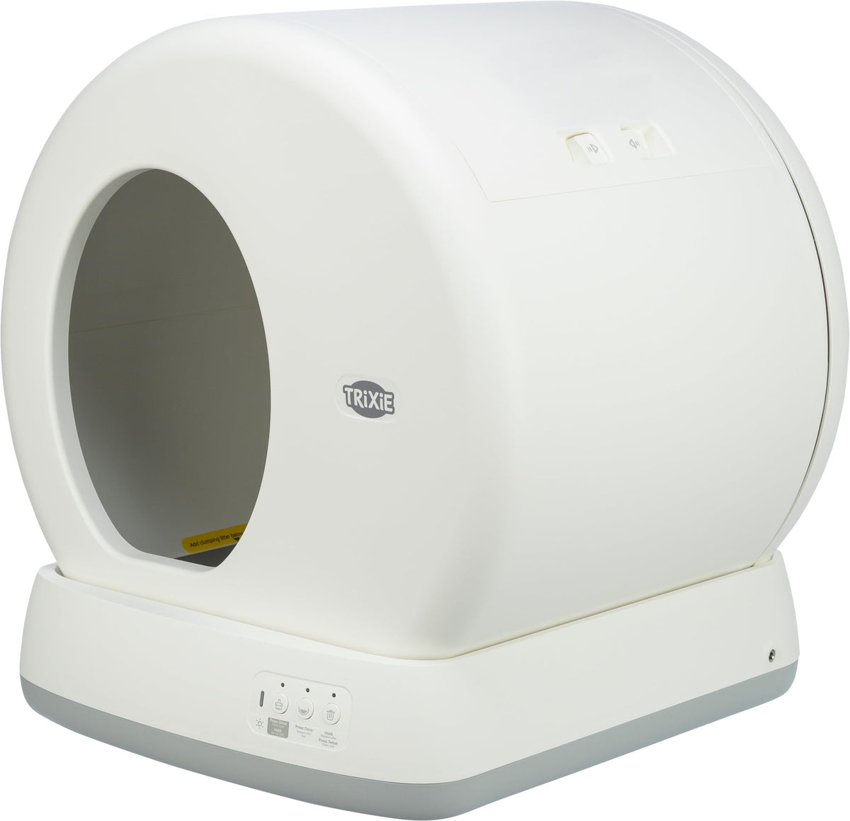 TRIXIE "Bac à Litière Autonettoyant, Nettoyage Automatique, pour Chats à Partir de 1,5 kg/4 Mois, Plastique, 53 × 55,5 × 52 cm, Blanc - 40040