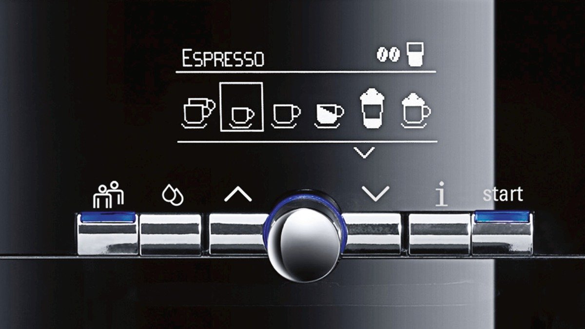 Siemens - TE717509DE - Machine à café automatique, Noir Acier inoxydable