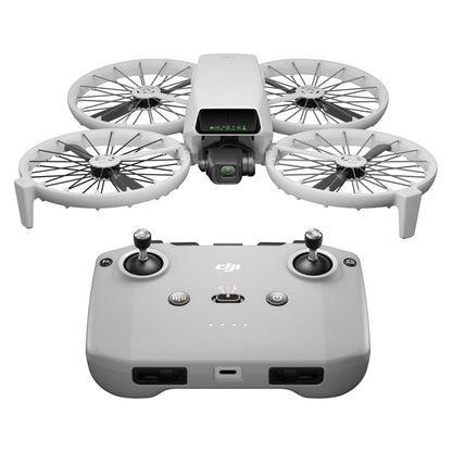 DJI Flip, Drone Caméra 4K UHD pour adultes, < 249 g, Stabilisation de la Nacelle à 3 axes, Transmission vidéo sur 13 km, Décollage palmaire, Retour automatique, Temps de vol de 31 min, Vol intelligent