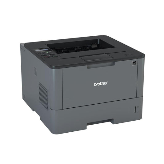 Brother HL-L5000D Imprimante Laser - Monochrome - Performance et Productivité - Design Robuste et Résistant - A4 - Impression Recto-verso, Noir