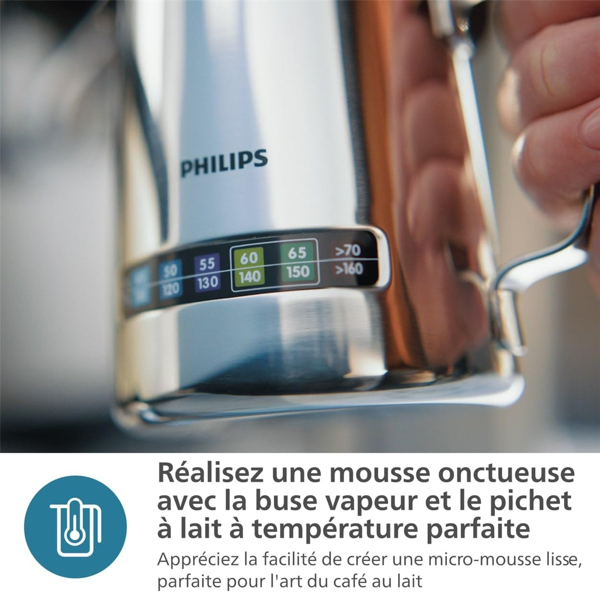 Philips Macchina per espresso semi-automatica Barista Brew - Guida Intuitiva, Pressino Calibrato, Design Elegante, Contenitore per Chicchi 250 g, metallo Argento (PSA3218/01)