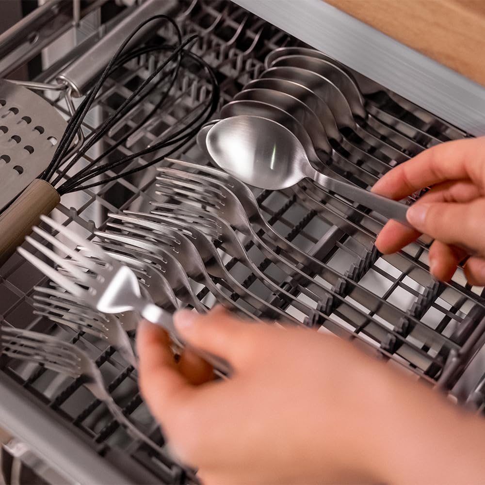 Cecotec Lave-vaisselle Bolero Aguazero 4201 Inox E. 1850 W, 11 couverts, 6 programmes, Classe E, Dual Zone Wash, Départ Différé, AquaStop Électronique, Panneau Tactile, 45 cm de largeur