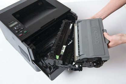 Brother HL-L5000D Imprimante Laser - Monochrome - Performance et Productivité - Design Robuste et Résistant - A4 - Impression Recto-verso, Noir