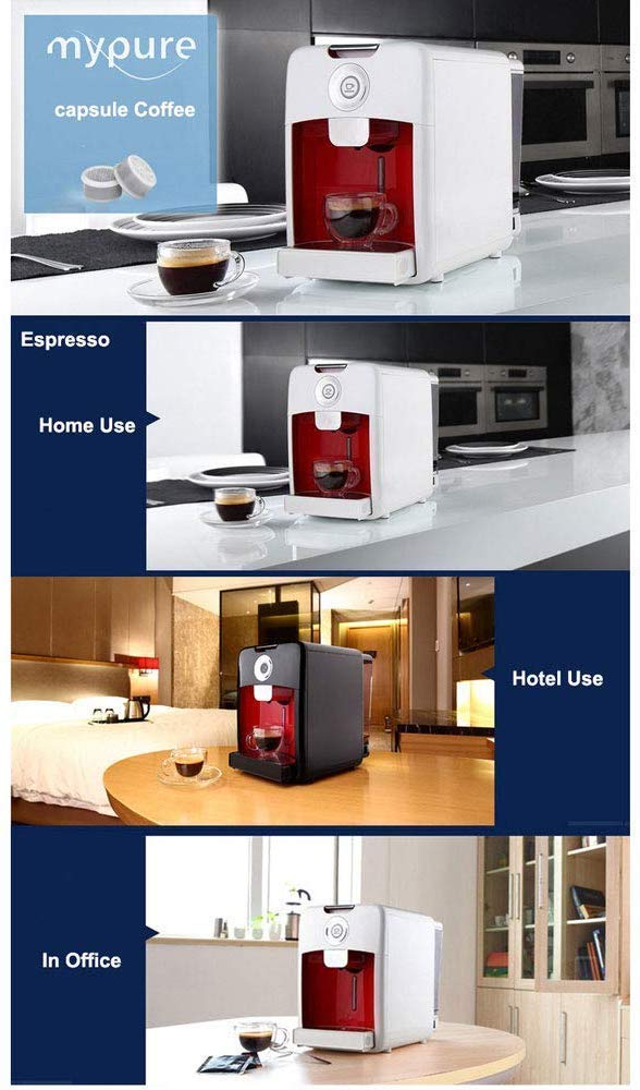 Machine à Café Machine à Café, Machine à Café à Capsules, Machine à Café Entièrement Automatique, Compatible avec Différentes Capsules, Compatible avec le Bureau à Domicile, 19 Intéressant, HUANGHAI