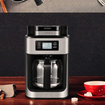 Machines à Café Machine à Café, Machine à Café Entièrement Automatique Grinder Machine à Café à Domicile Poudre de Soja Machine à Café à Café à Double