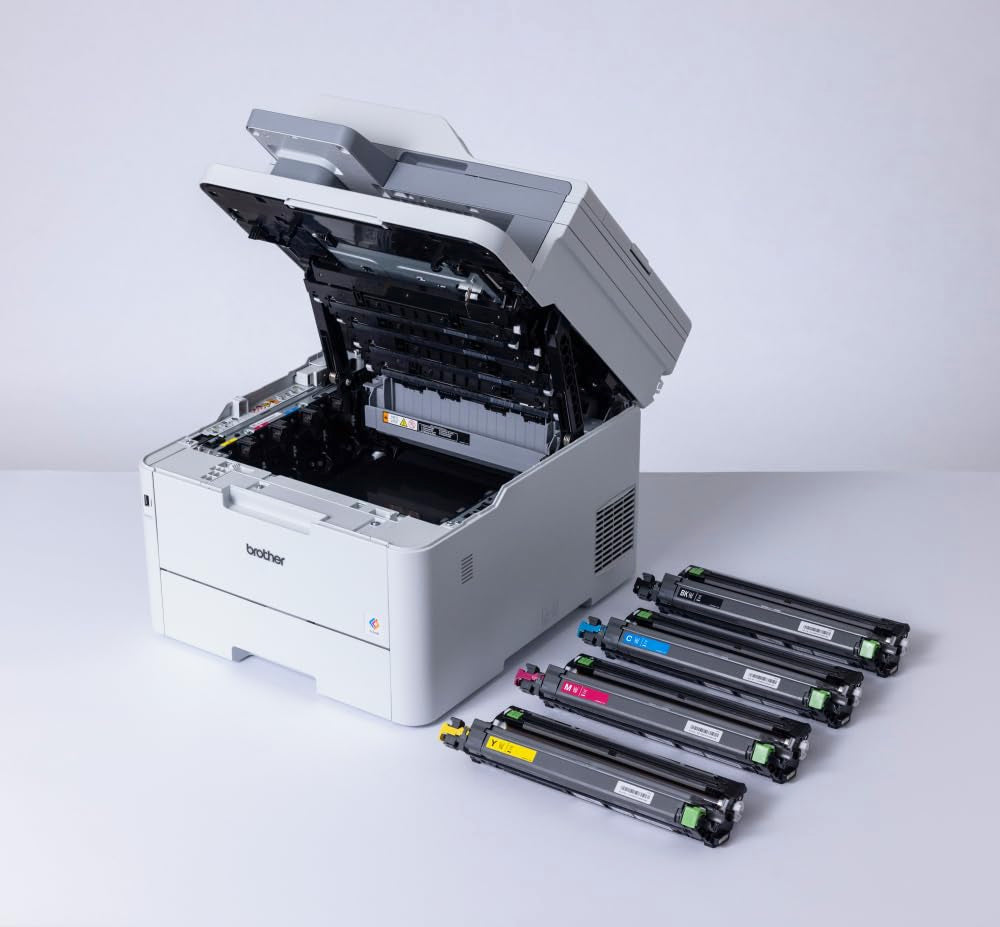Brother MFC-L8340CDW | Imprimante Multifonction 4 en 1 (Impression/Scan/Copie/Fax) Laser Couleur | Technologie LED | WiFi/USB | Recto-Verso | Imprime