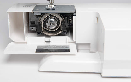 Singer Haute Couture F527C Machine à coudre électronique Professionnelle, 80 points, utilitaires, élastiques, décoratifs, Facile pour Débutants Electrique Portable, Maison