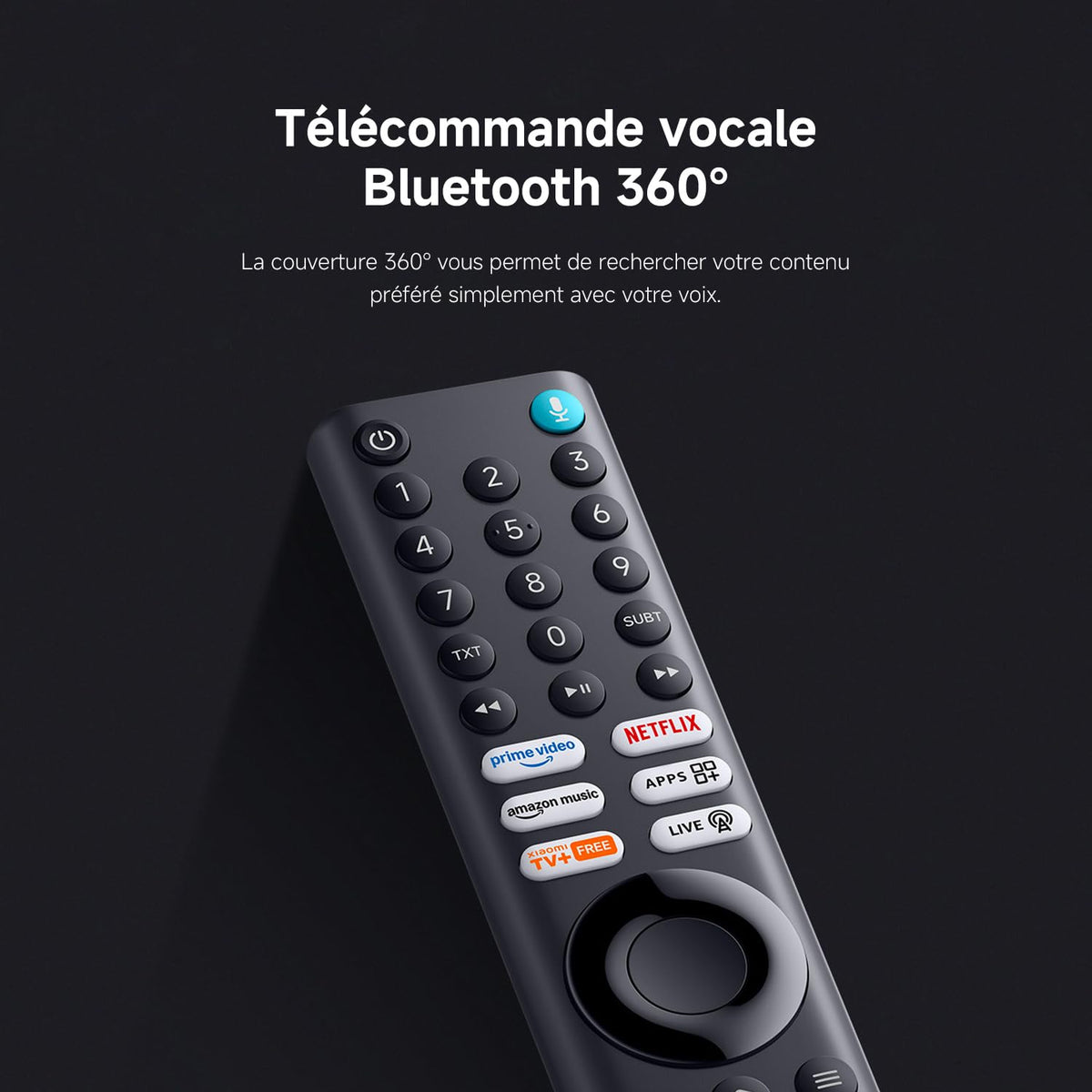Xiaomi TV F 55, 140 cm (55 Pouces), 4K UHD, Smart TV, Fire TV, Contrôle Vocal Alexa, HDR10, MEMC, Mode Game Boost 120Hz, 2Go+32Go, Compatible avec AirPlay