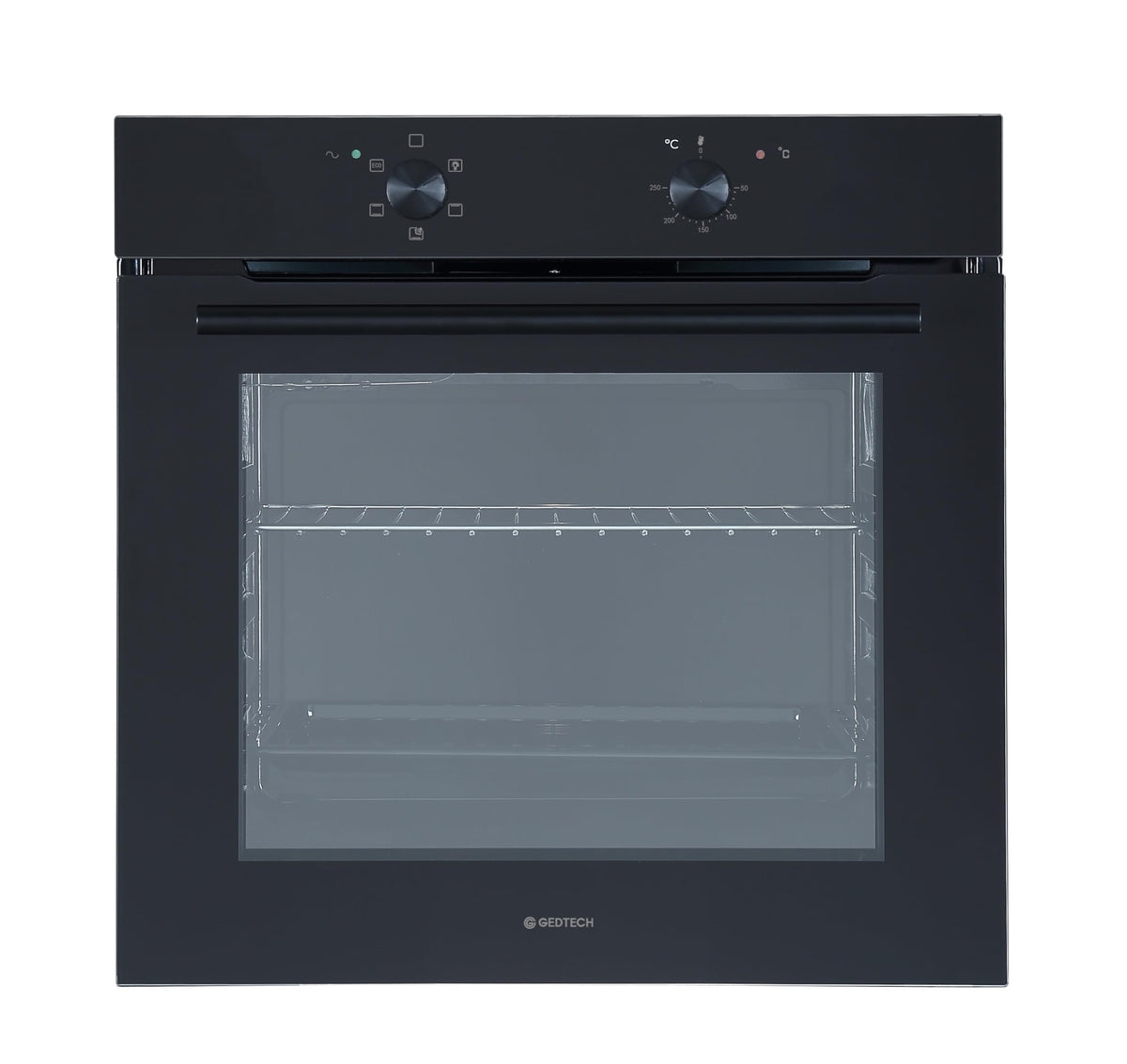 GEDTECH Four encastrable multifonctions GFO76BL - Noir - 76L - Grill - Porte froide - Fonctions vapeur