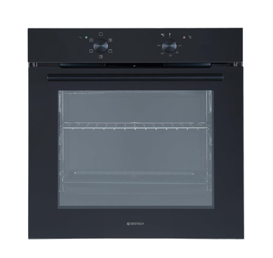 GEDTECH Four encastrable multifonctions GFO76BL - Noir - 76L - Grill - Porte froide - Fonctions vapeur
