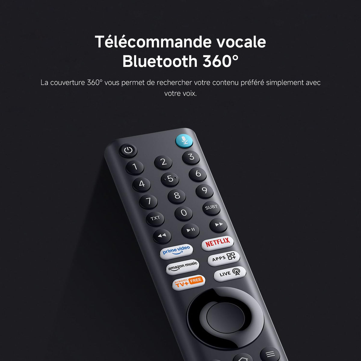 XIAOMI TV F Pro 55, 140 cm (55 Pouces), 4K UHD QLED, Smart TV, Fire TV, Contrôle Vocal Alexa, HDR10+, Mode Game Boost 120Hz, MEMC, 2Go+32Go, Compatible avec AirPlay