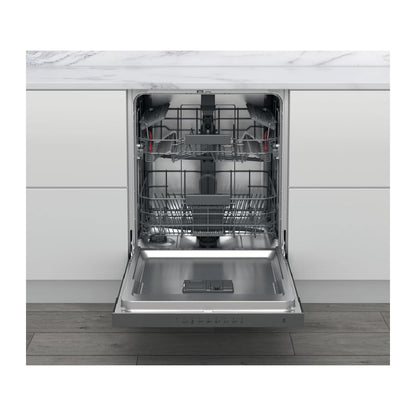 Lave vaisselle encastrable Whirlpool WBC3C26X - Lave vaisselle integrable 60 cm - Classe A++ / 46 decibels - 14 couverts - Intégrable bandeau : Inox