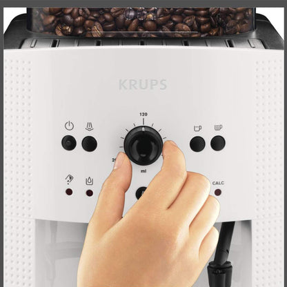 KRUPS Essential Machine à café à grain, Machine à café, Broyeur grain, Cafetière expresso, Cappuccino & Kit entretien Full Auto Expresso Broyeur XS530