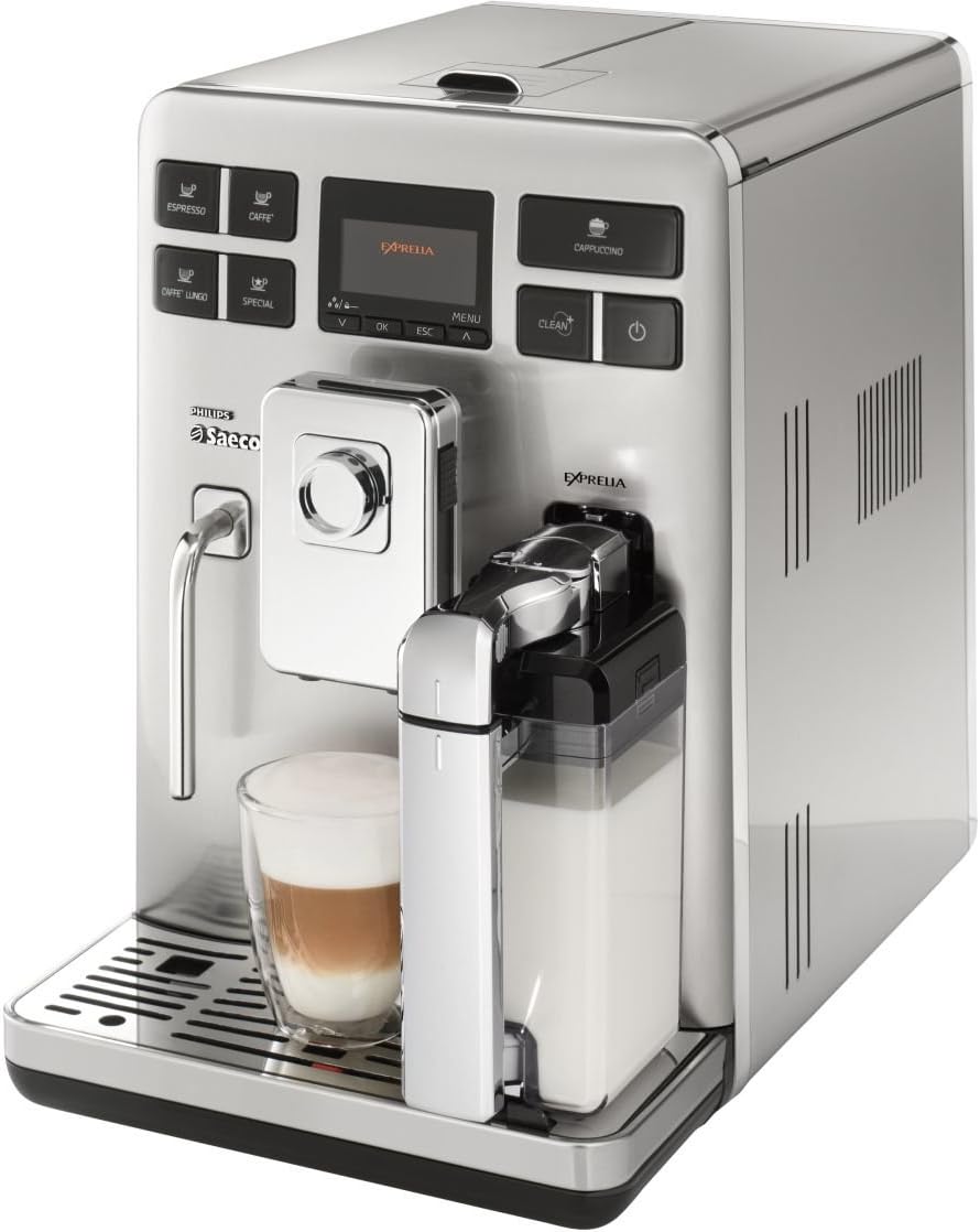 Saeco - HD8856/01 - Machine à Espresso Exprelia Acier inoxydable (Import Allemagne)