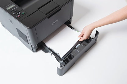 Brother HL-L5000D Imprimante Laser - Monochrome - Performance et Productivité - Design Robuste et Résistant - A4 - Impression Recto-verso, Noir