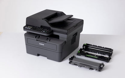 Brother MFC-L2827DW | Imprimante Multifonction 4 en 1 (Impression/Scan/Copie/Fax) Laser Monochrome | WiFi/USB/Ethernet | Recto-Verso | Eligible au For
