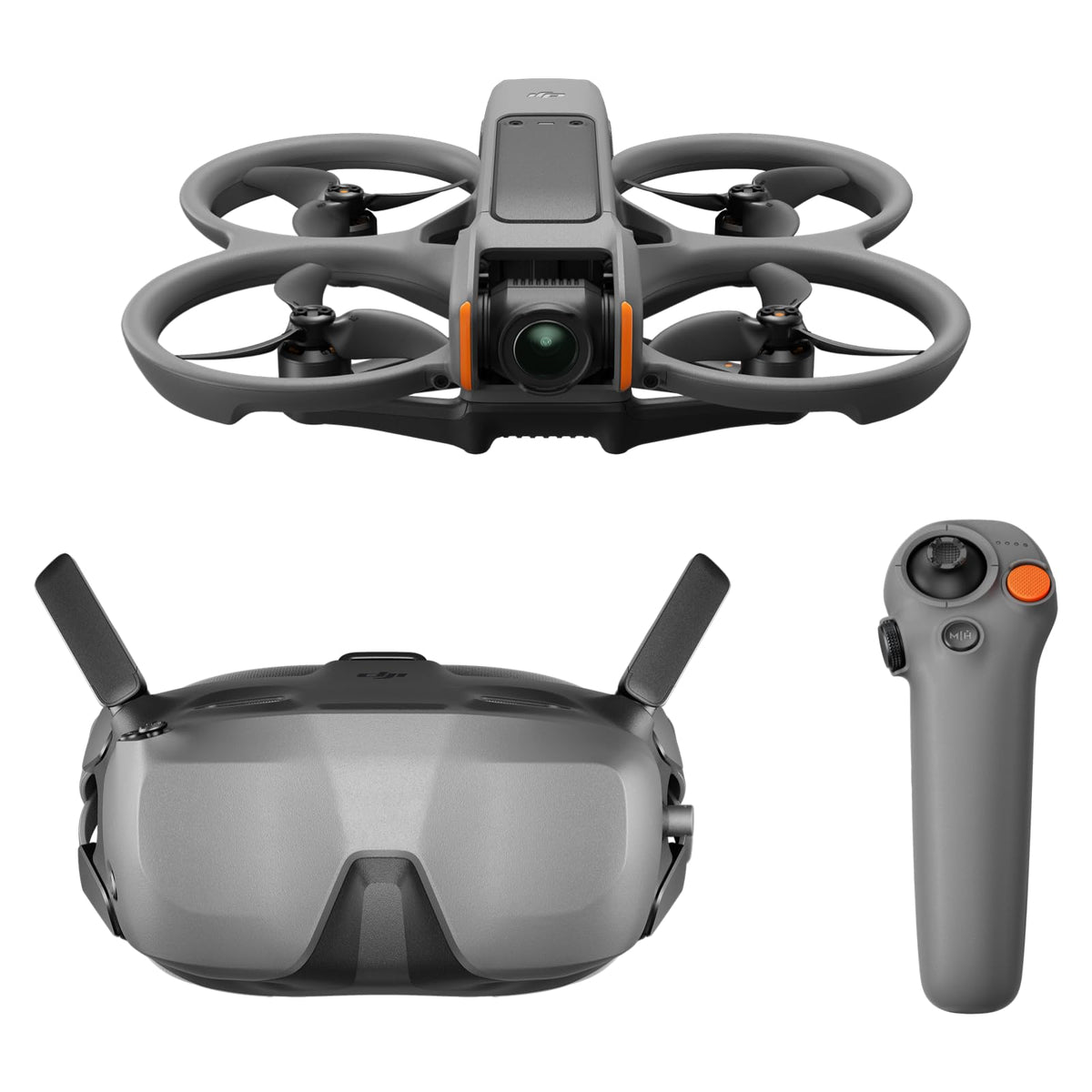 Bundle Fly Smart DJI Avata 2 (une batterie), drone FPV avec caméra 4K, expérience immersive, protection d’hélice intégrée, FOV de 155°, drone caméra a
