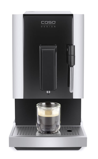 CASO Café Crema One - Machine à café automatique design, système de chauffage innovant, broyeur conique extra-silencieux en acier inoxydable, pour espresso, cappuccino, latte macchiato, etc.