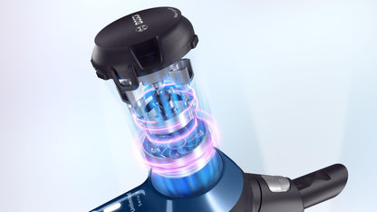 Bosch Electroménager Unlimited 6, BBS611MAT, aspirateur balai sans fil rechargeable, autonomie de 30 min, brosse motorisée, batterie Power for All, accessoires inclus, bleu
