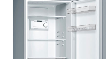 Bosch KGN33NLEB Série 2 Réfrigérateur combiné pose-libre - 282L - L 60cm x H 176cm - Inox