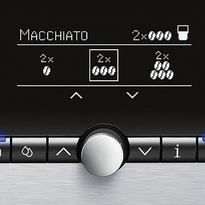 Siemens - TE806501DE - Machine à café automatique, Noir/Titanic