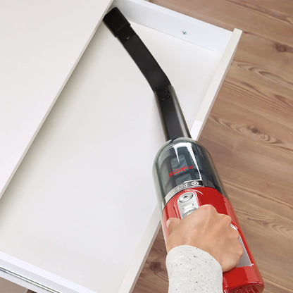 Bosch Electroménager Série 4, BBH3ZOO28, aspirateur Balai 2en1 Flexxo ProAnimal, Multifonction, Rechargeable, autonomie de 55 Min, 2 Vitesses, Accessoires Inclus, 28Vmax, Rouge