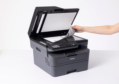 Brother MFC-L2827DW | Imprimante Multifonction 4 en 1 (Impression/Scan/Copie/Fax) Laser Monochrome | WiFi/USB/Ethernet | Recto-Verso | Eligible au For