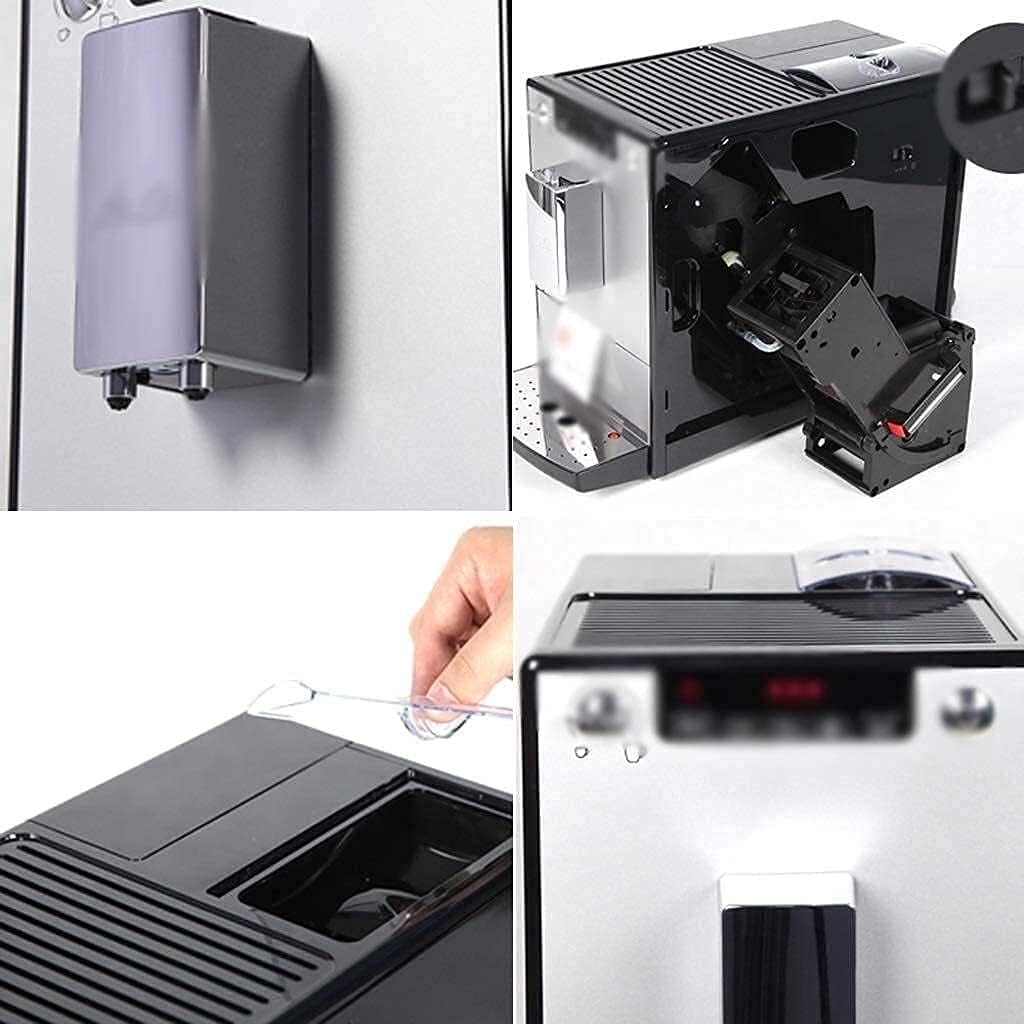Machine à Café Espresso Machine, Machine à Café Entièrement Automatique, Moulinette, Machine à Café, Machine à Café à Café à Filtre Grand Public Et Commercial, 200Mm X 455Mm X 325Mm, Noir Et Argent I
