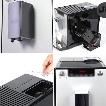 Machine à Café Espresso Machine, Machine à Café Entièrement Automatique, Moulinette, Machine à Café, Machine à Café à Café à Filtre Grand Public Et Commercial, 200Mm X 455Mm X 325Mm, Noir Et Argent I
