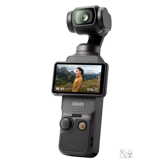 DJI Osmo Pocket 3, digital camera vlog CMOS 1'' et Vidéo 4K/120 ips, Stabilisation à 3 axes, MAP rapide,Suivi Facial/Objets,Écran tactile rotatif 2",p