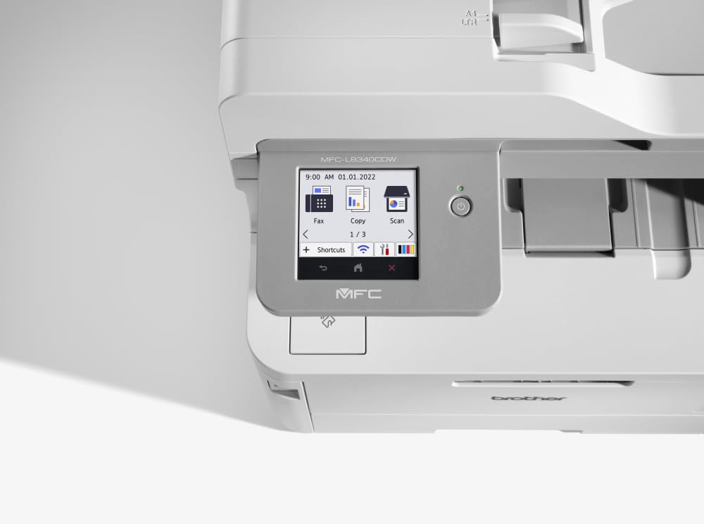 Brother MFC-L8340CDW | Imprimante Multifonction 4 en 1 (Impression/Scan/Copie/Fax) Laser Couleur | Technologie LED | WiFi/USB | Recto-Verso | Imprime