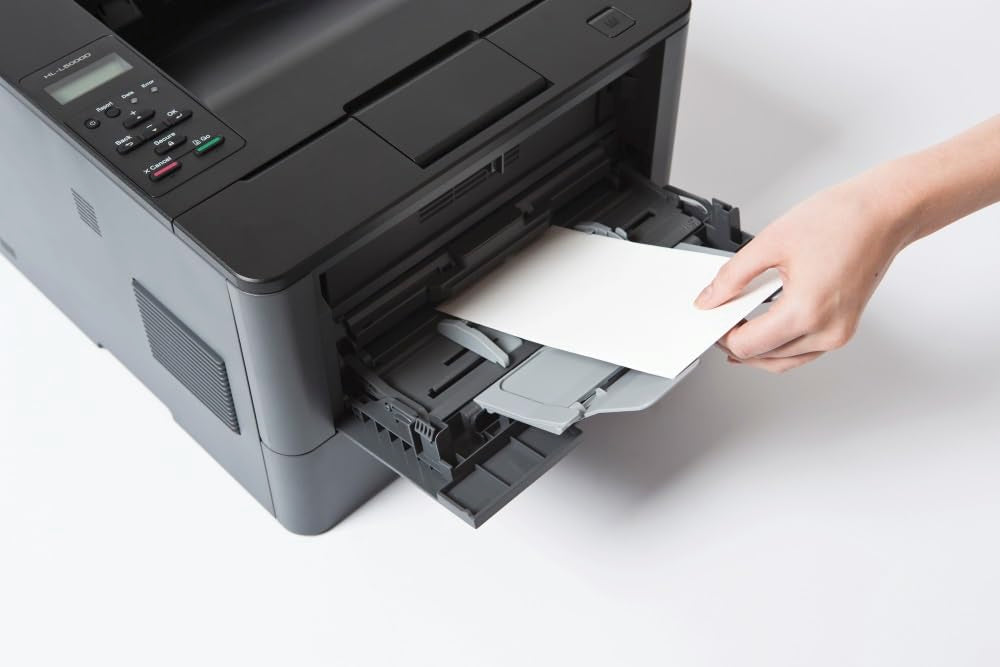 Brother HL-L5000D Imprimante Laser - Monochrome - Performance et Productivité - Design Robuste et Résistant - A4 - Impression Recto-verso, Noir