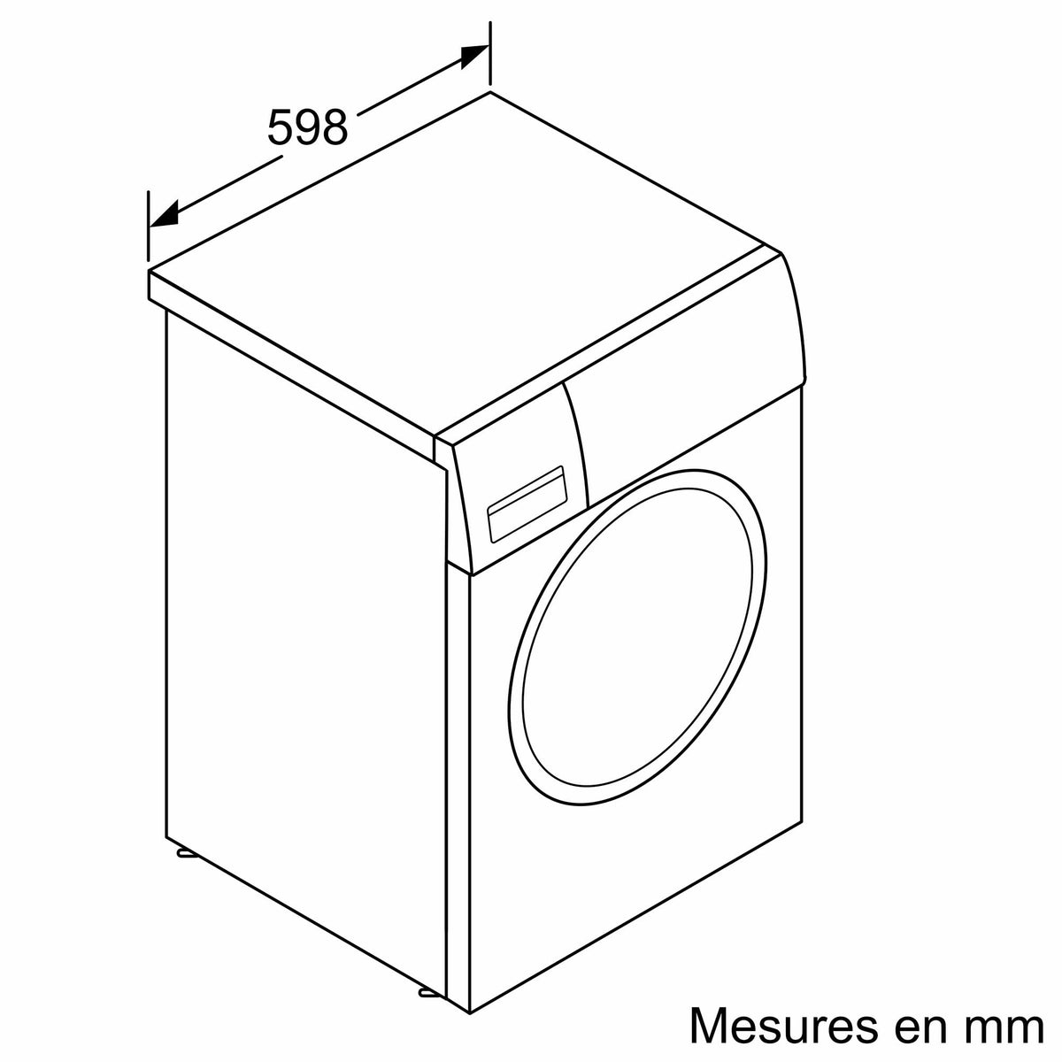 Bosch WGG244F1FR, Série 6, Lave-linge Pose-libre, 9 kg, 1400 trs/min, Blanc