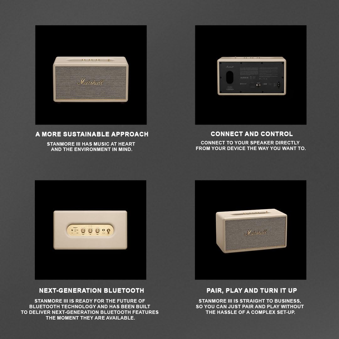 Marshall Stanmore III Bluetooth Haut-Parleur - Creme
