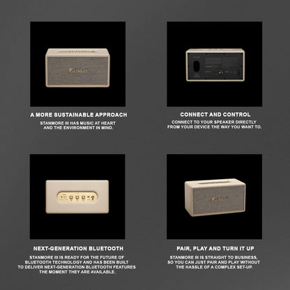 Marshall Stanmore III Bluetooth Haut-Parleur - Creme
