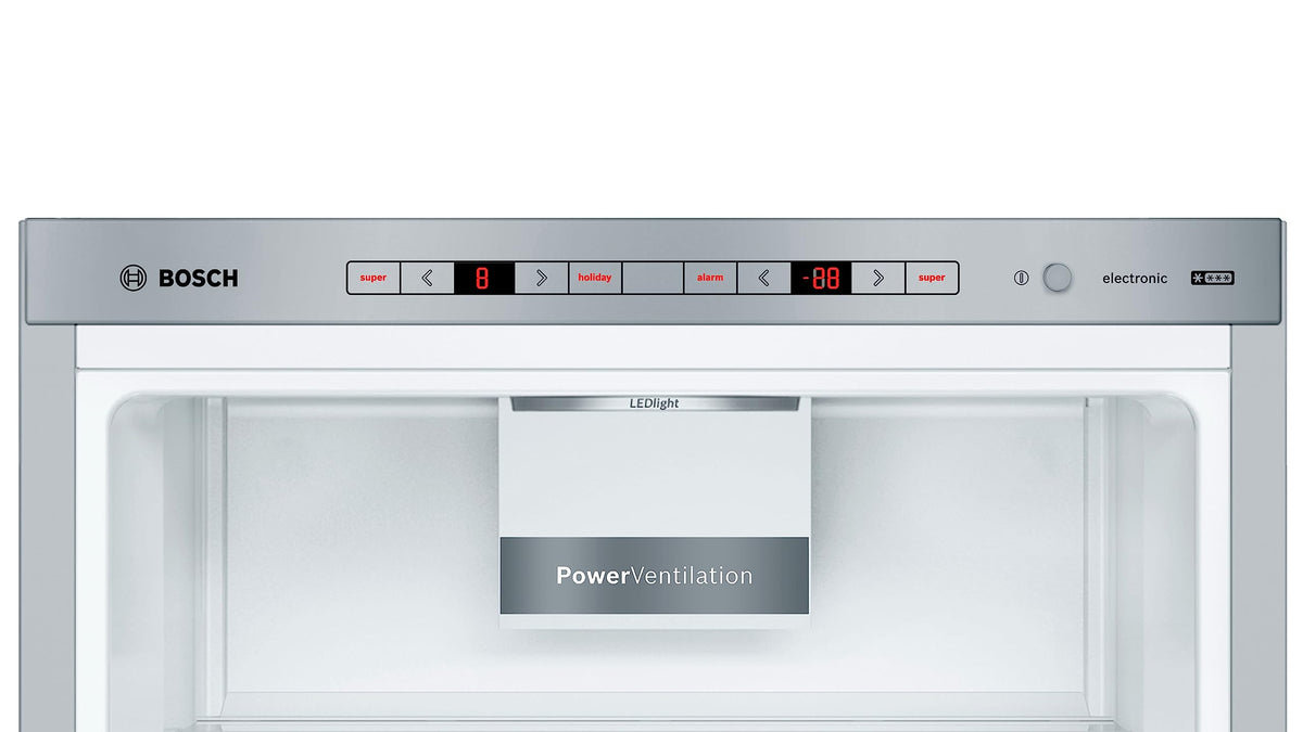 Bosch KGE39ALCA- Série 6, Réfrigérateur combiné pose-libre, 201 x 60 cm, Inox