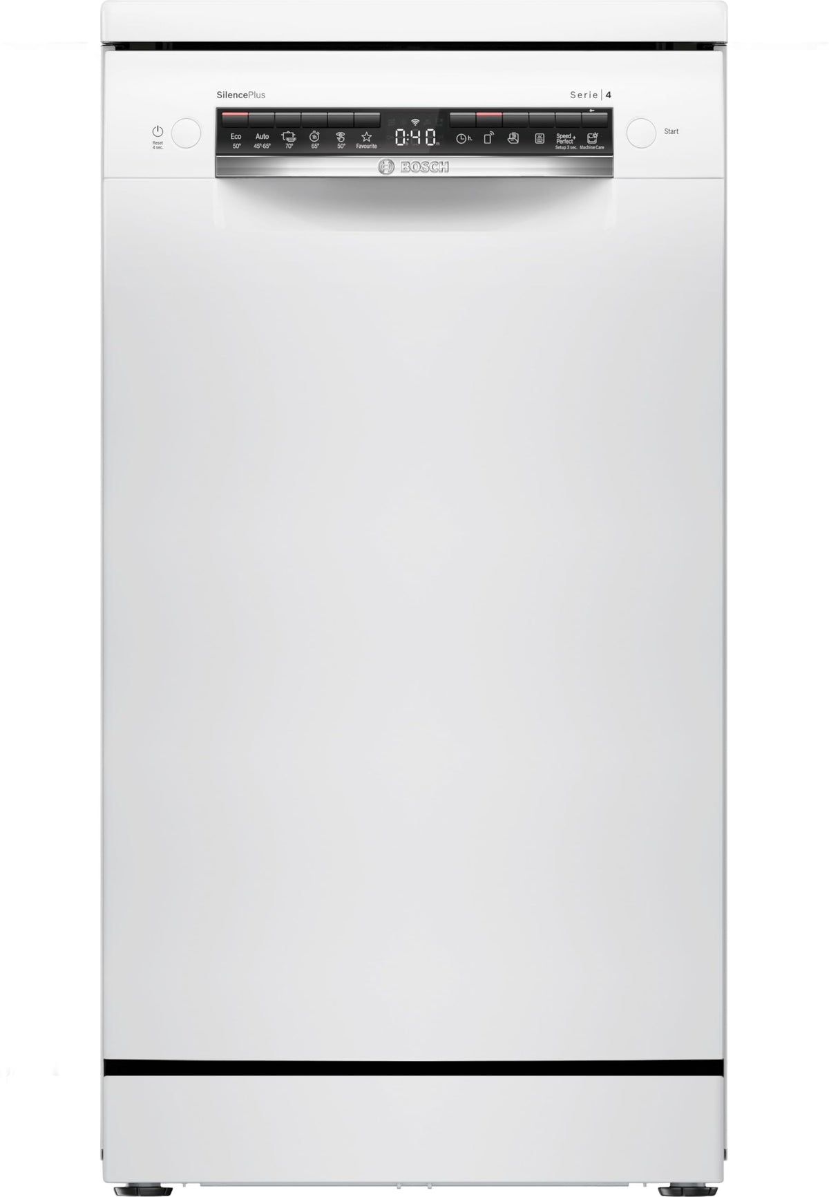 Bosch SPS4EMW24E, Série 4, Lave-vaisselle 45 cm, Pose libre, Blanc