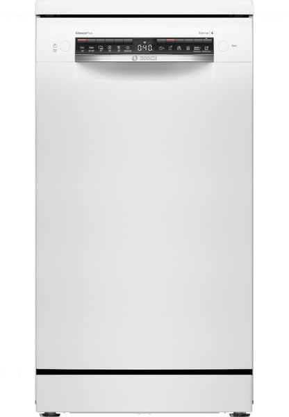 Bosch SPS4EMW24E, Série 4, Lave-vaisselle 45 cm, Pose libre, Blanc