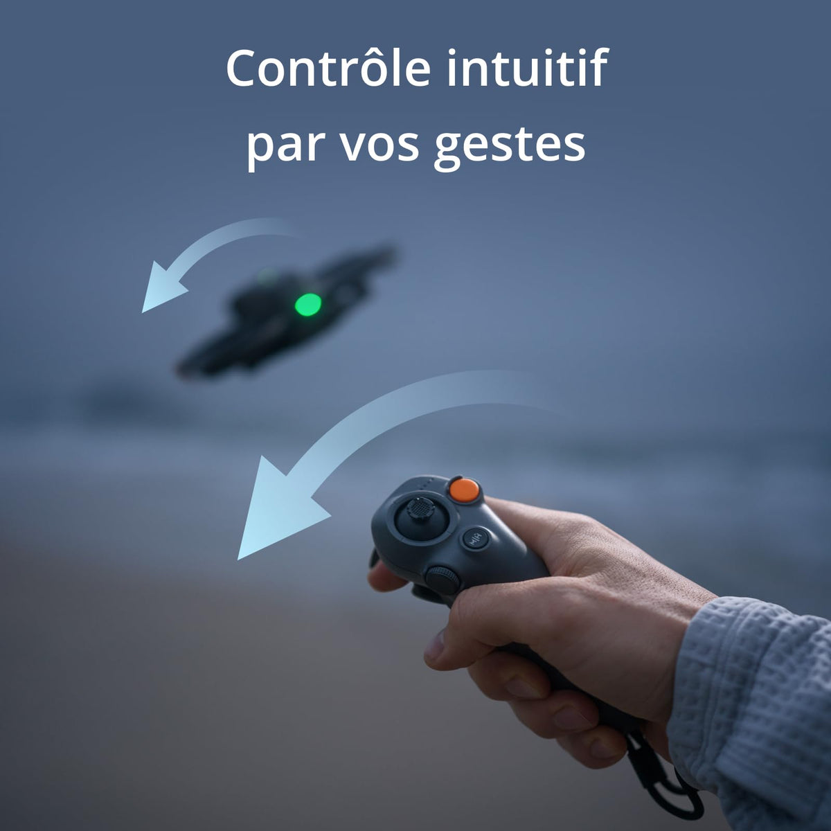 DJI Bundle Fly More Avata 2 (Trois Batteries), Drone FPV avec Caméra 4K, Acrobaties en Une Touche, Protection d’hélice intégrée, Drone Caméra avec Goggles 3 et RC Motion 3