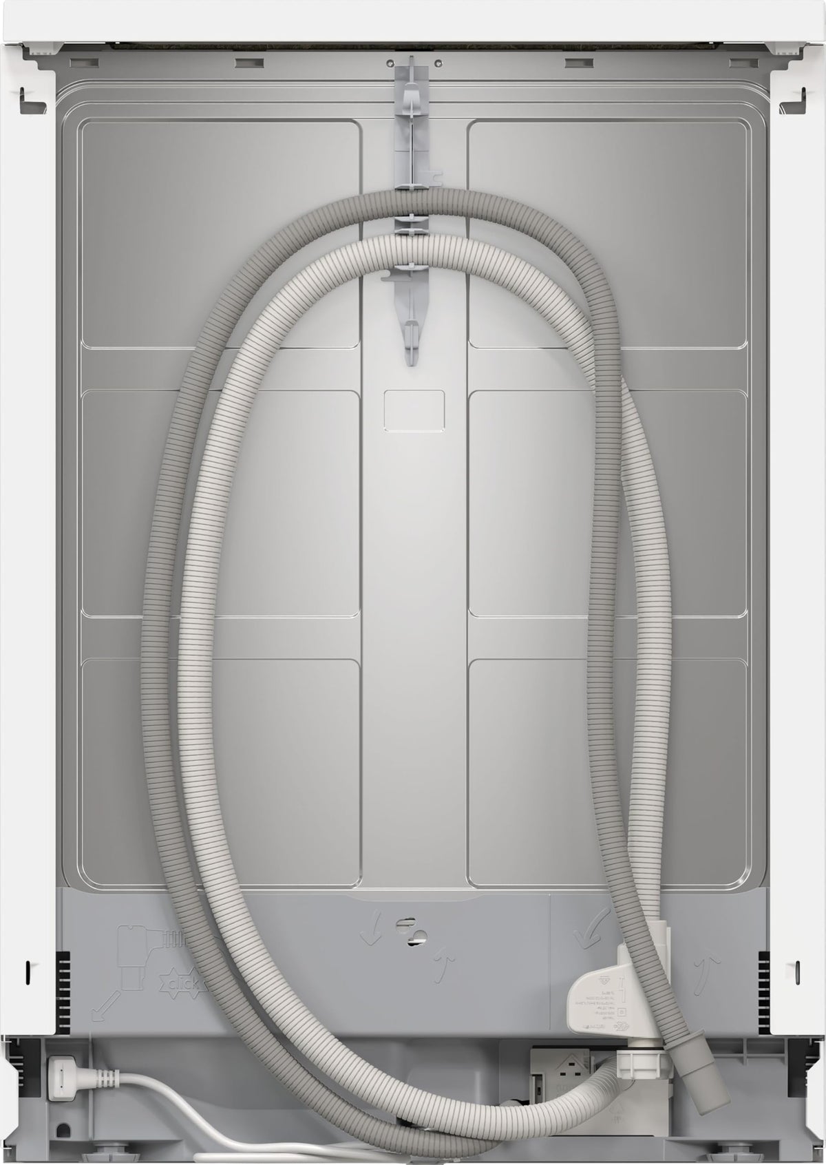 Bosch SMS4EMW01F, Série 4, Lave-vaisselle 60 cm, Pose libre, Blanc
