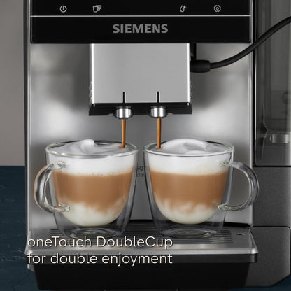 SIEMENS EQ700 Machine à café entièrement automatique grain à tasse, écran tactile de 5 pouces, préparation froide et lente de préparation, cappuccinatore, plus de 34 boissons de café, connexion au