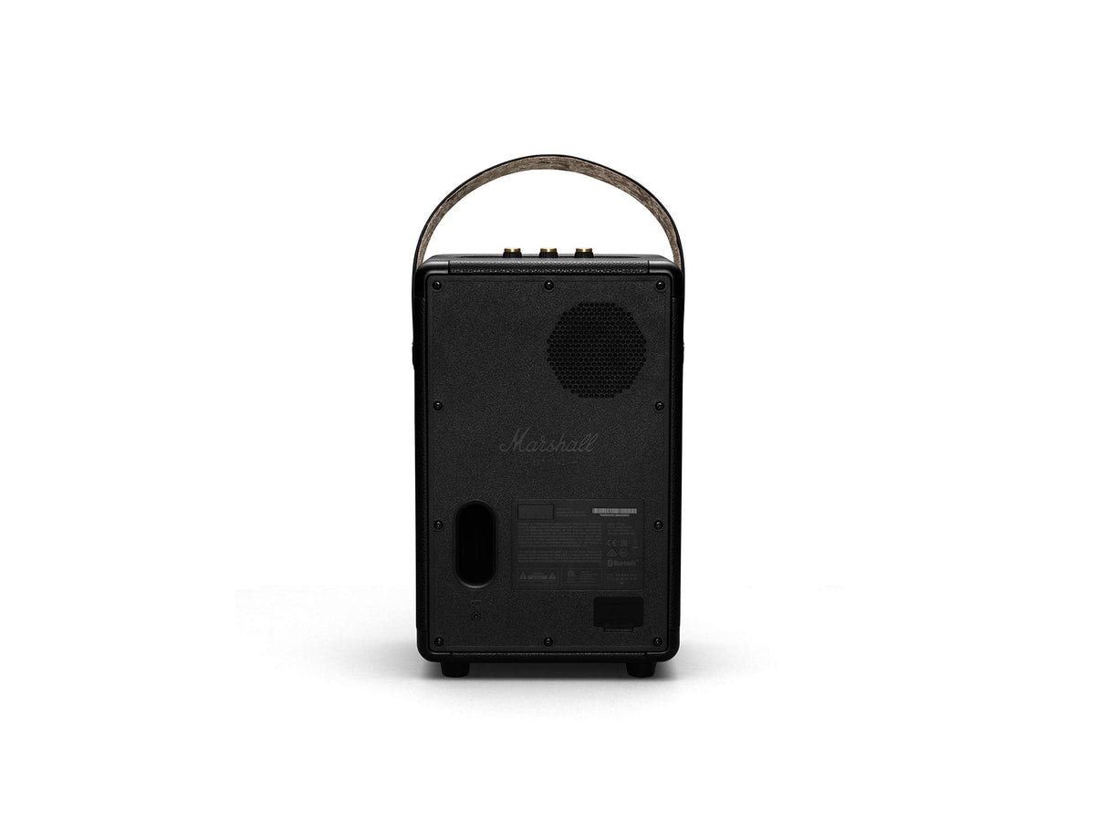 Marshall Tufton Haut-parleur de fête Bluetooth portable d'extérieur, résistant à l'eau IPX2 - Noir et laiton