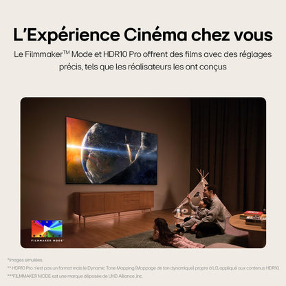LG Nanocell TV 2024 | 50NANO81 | 50 Pouces | UHD | Processeur α5 Gen7 AI 4K, Bleu foncé